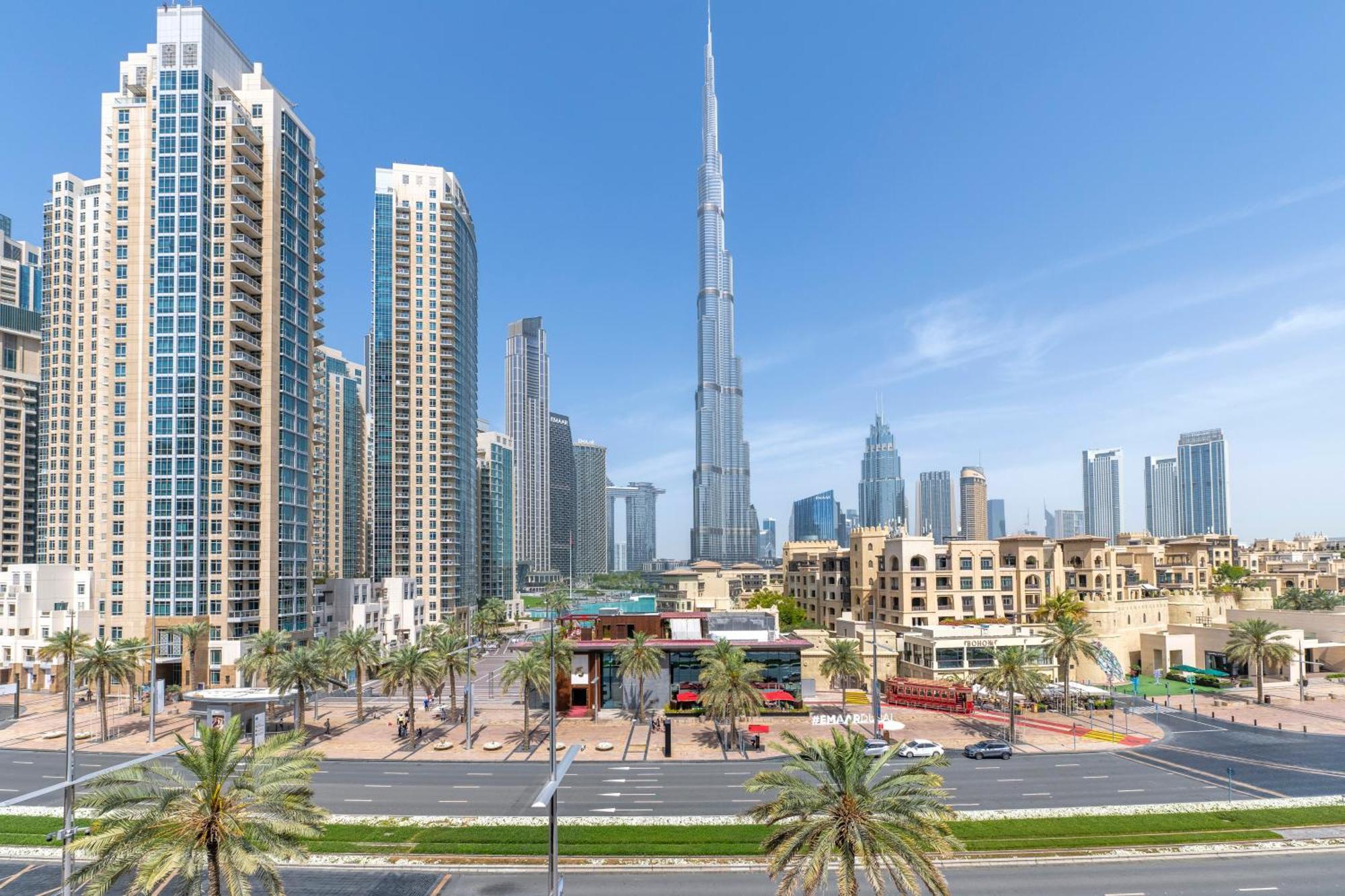 Ultra Luxury Downtown - Full Burj Khalifa View - 5 Min Walk To Dubai Mall! Dış mekan fotoğraf