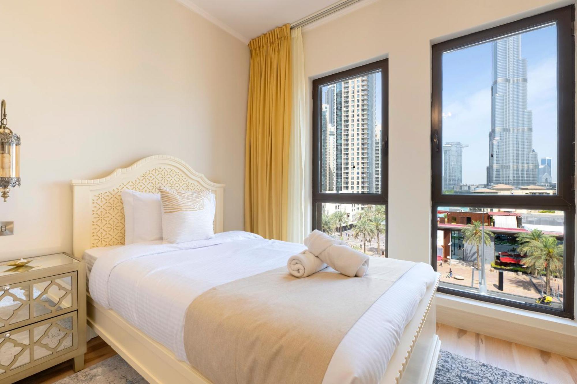 Ultra Luxury Downtown - Full Burj Khalifa View - 5 Min Walk To Dubai Mall! Dış mekan fotoğraf