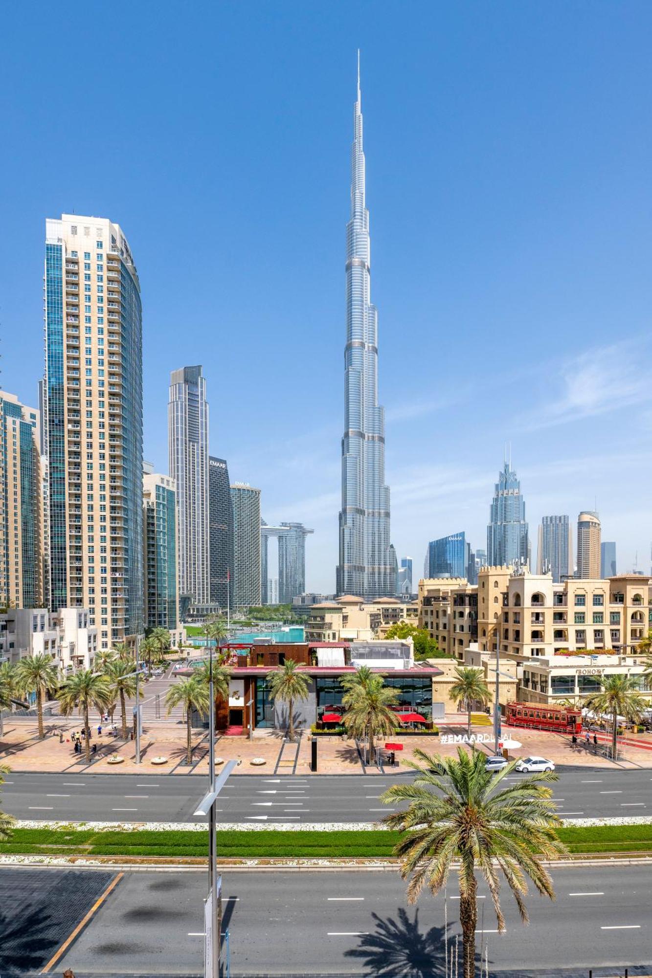 Ultra Luxury Downtown - Full Burj Khalifa View - 5 Min Walk To Dubai Mall! Dış mekan fotoğraf