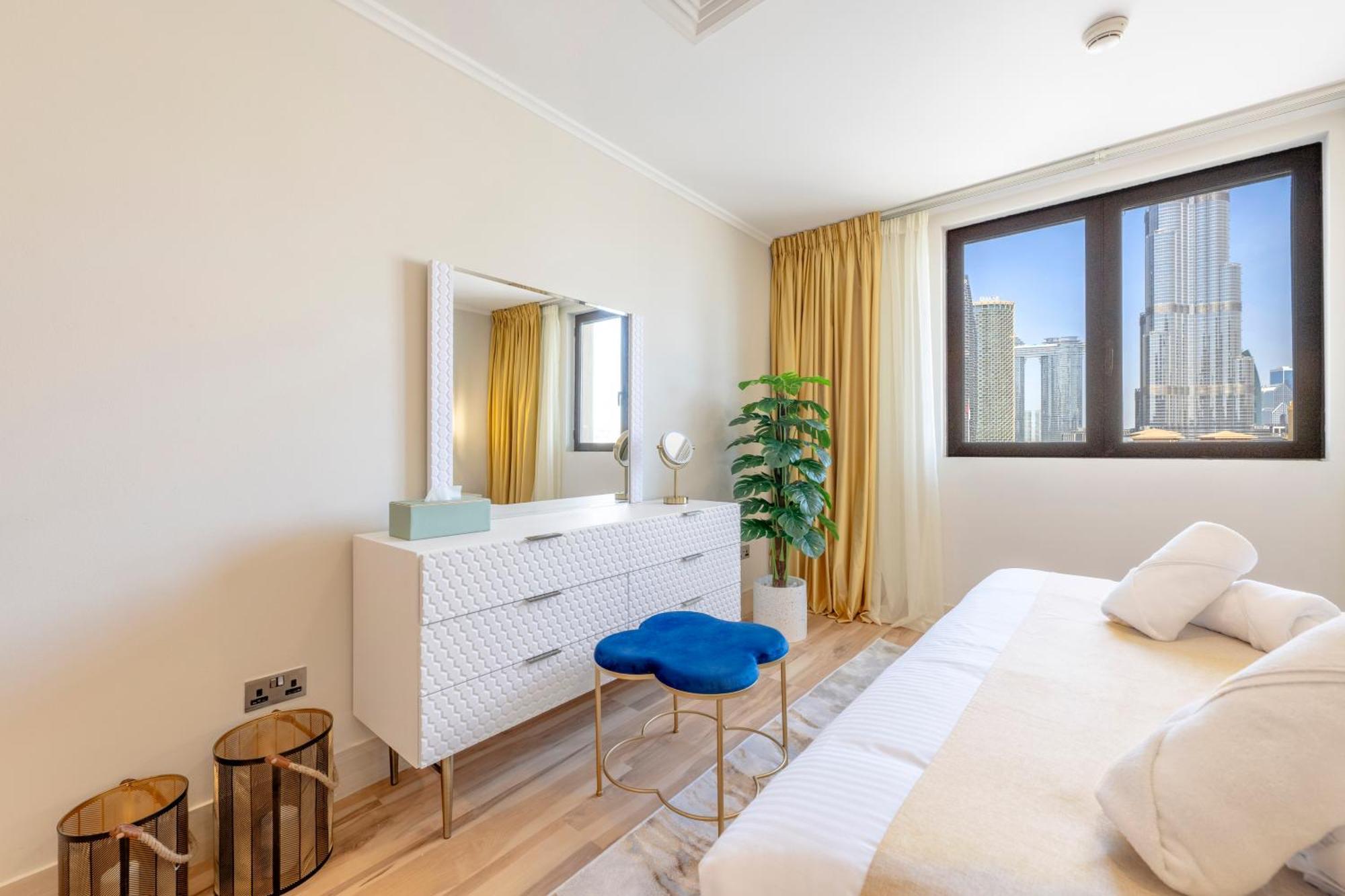 Ultra Luxury Downtown - Full Burj Khalifa View - 5 Min Walk To Dubai Mall! Dış mekan fotoğraf