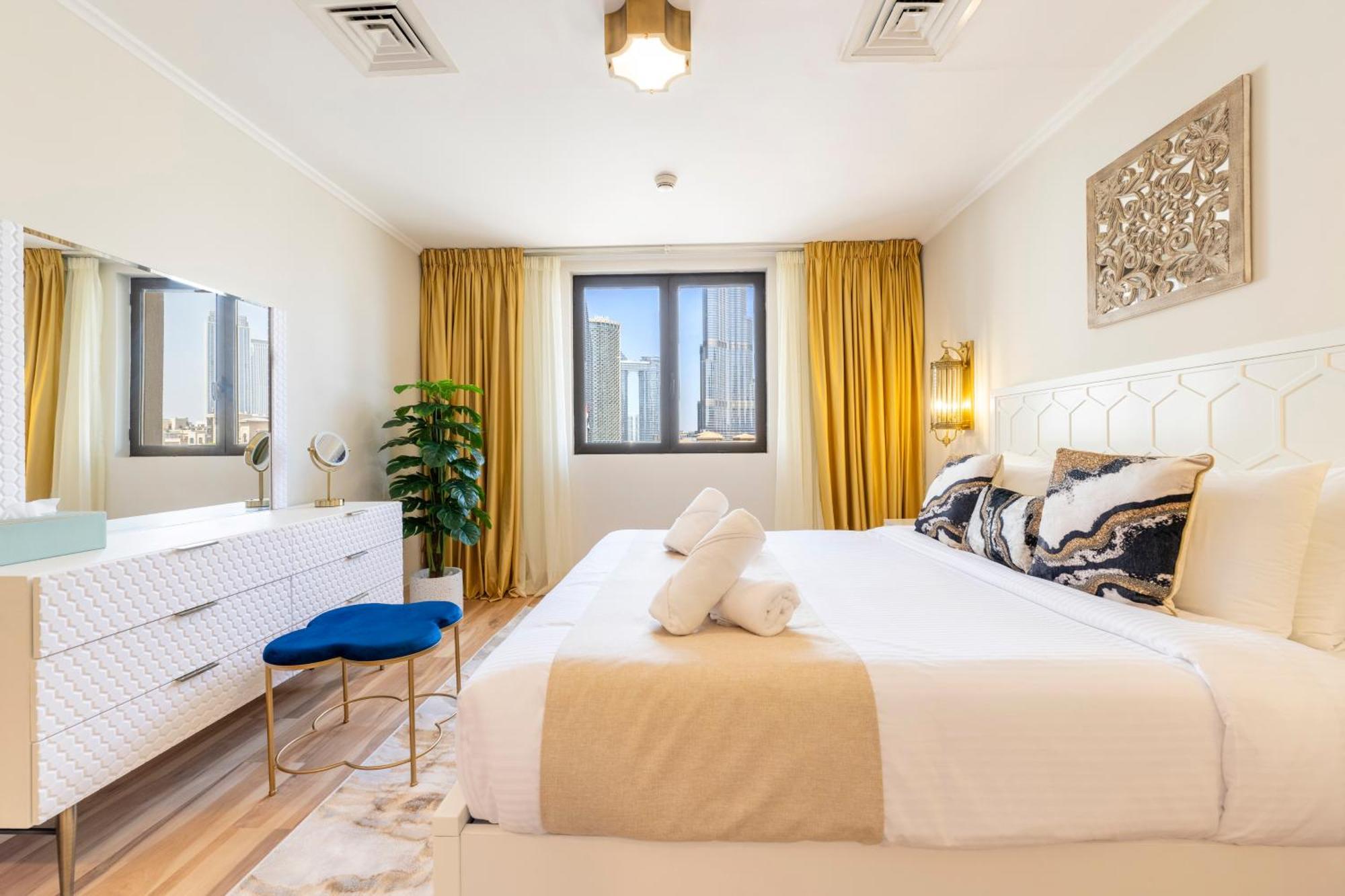 Ultra Luxury Downtown - Full Burj Khalifa View - 5 Min Walk To Dubai Mall! Dış mekan fotoğraf